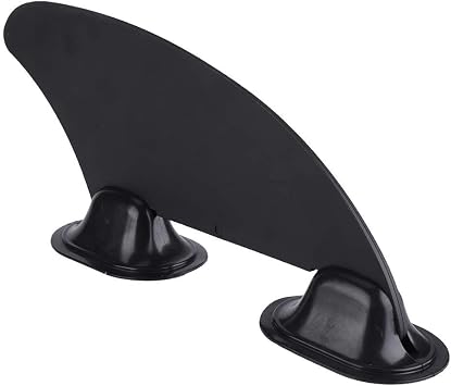 Kayak Skeg Tracking Fin, Inflatable Kayak Replacement Fin, Kayak Skeg Tracking Fin Integral Fin Mounting Points Black Watershed