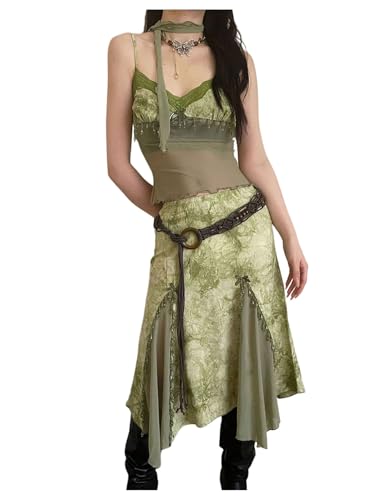 Women's Bohemian Style Beaded O Ring Linked Braid Rope Belt Country Concert Vintage Knotted Waist Belts