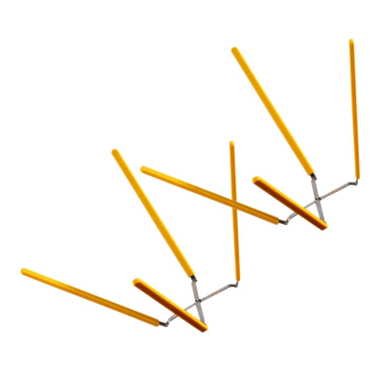 TOPBATHY 2 Pcs Rejillas de Enfriamiento Plegables de Acero Inoxidable y Silicona, Diseño Antideslizante de Cuatro Garras, Aptas para Moldes y Pasteles en Repostería