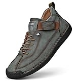 LSMODARISE Women's Handmade Leather Shoes Unsex...