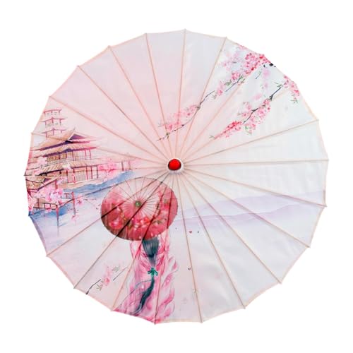 Parapluie chinois en papier huilé pour mariage et cosplay romantique