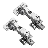 2 Stück Schrankscharnier Softclose 165° Softclose Scharnier Für Schranktüren Mit Verstecktem Hydraulischen Puffer Und Einstellbarer Montage