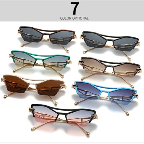 Fashion Small Cat Eye Sunglasses For Women Men Retro Sun Glasses Luxury Female Shades UV400 Eyeglasses2