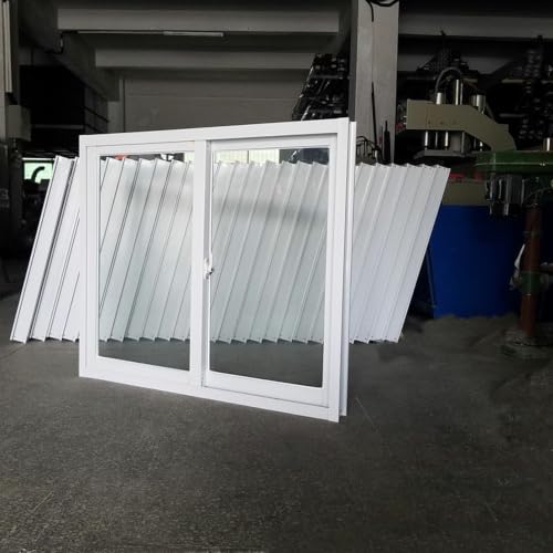 Ventana de popa corredera blanca en aluminio y vidrio templado de 81x55 cm 3