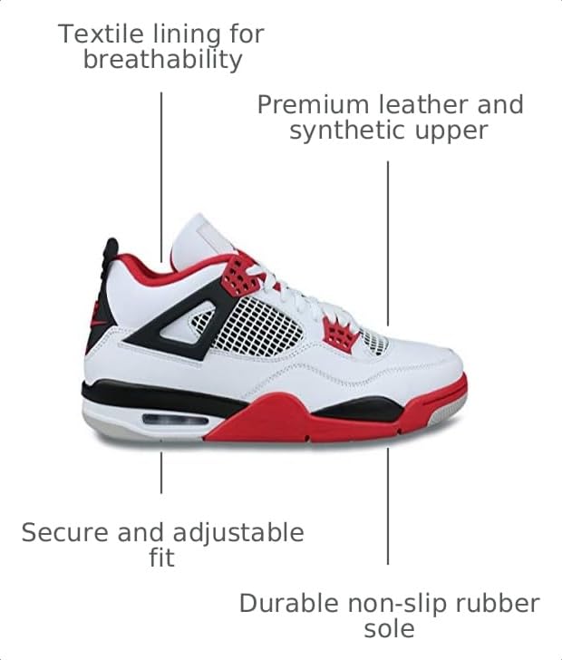 Image of Nike Boy's Air Jordan 4 Retro Shoes