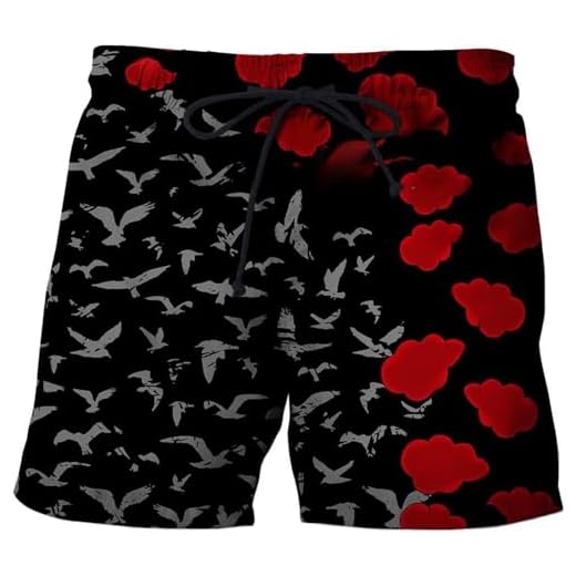 Anime Shorts for Men，Men's Anime Shorts Anime Board Shorts Beach Shorts Swim Trunks Men