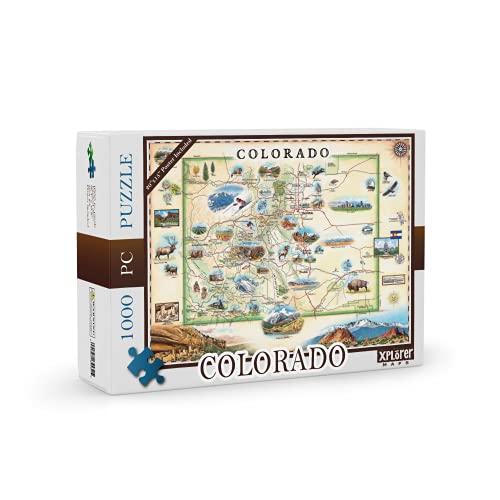 Colorado State Map 1000-Piece Puzzle