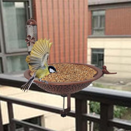 Mangeoire pour oiseaux extérieure stable anti-chute pour balcons