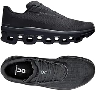 On Cloudmonster Void - Tênis de corrida masculino casual (preto