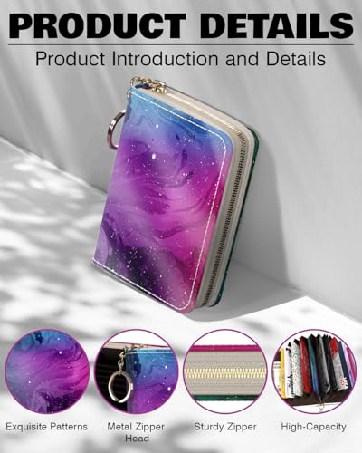 Credit Card Holder, Stylish RFID-Blocking Women's Slim Wallet Perfect for Business and Everyday Use, Keep Your Belongings Safe and Organized4