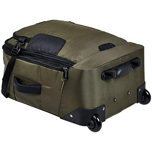 Amazon Basics Mercer Wheeled Duffel - 22-Inch, Olive