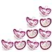 RaZbaby JollyPop Baby Pacifier PLUS, 3m+, PINK, Double pack