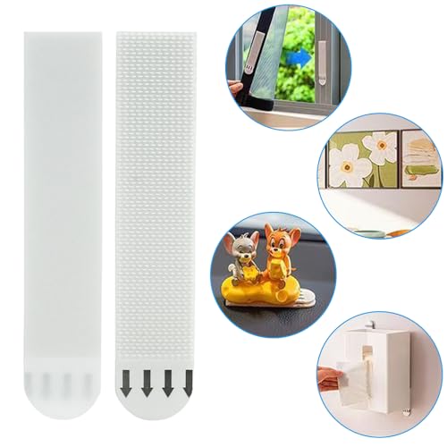 Image of 24 Pairs Large Picture Hanging Strips Heavy Duty, Adhesive Wall Strips Poster Hanger Strips Without Nails, Hang Pictures, Frame, Canvas Without Damaging Walls