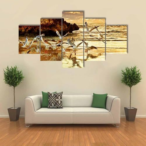 Tableau décoration murale Australie impression sur toile 5 parties pour cadre salon GONGCAO