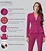 Hybrid & Company Women Super Comfy Ponte Office Blazer JK43864 1073T Fuchsia 1X