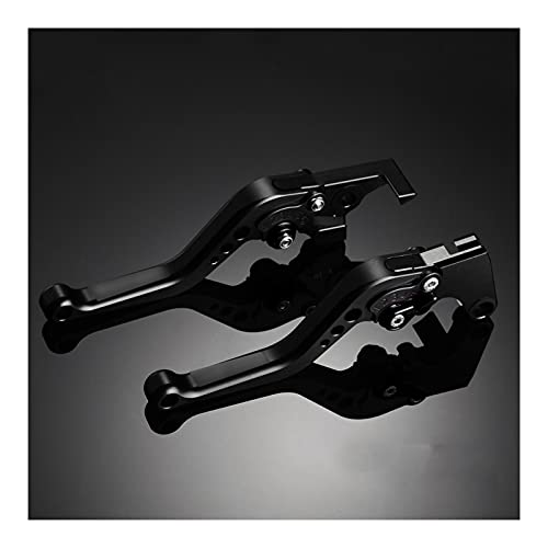 XINLEI maneta dePalanca de Freno Ajustable para Motocicleta, Fit for MT07 MT 07 MT-07 2014 2015 2016 2017 2018 2019 2020 Palanca de Embrague de Freno CNC(Color:Black C) Cover
