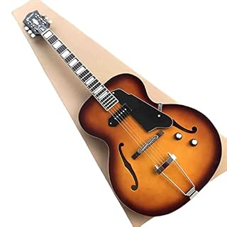 AMINIY Guitare électrique Col de l’érable Panneau en Acajou Taille de la Pleine Taille avec la Pick-up corporel Creux… - Les Beatles, Paul McCartney, John Lennon, RIngo Starr, George Harrison