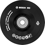 Bosch Accessories 1608601033 Plateau de ponçage 125 mm/12200 tours par minute Gris...