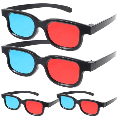 LIFKOME 軽量リアルな3D効果実現するプラ製の3Dメガネ4個セット 映画鑑賞やテレビ プロジェクター使用に最適なユニバーサルデザイン 男女兼用自宅の映画視聴快適に楽しめる