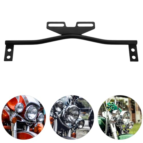 Support éclairage moto robuste en acier pour feux antibrouillard LED de cruiser