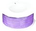 Produktbild Präsent Four Seasons transparentes Band mit Drahtkante lila, 25 m einfarbiges Stoffband, 40 mm Breite, leicht biegsames Schleifenband zum Dekorieren & Basteln, für besondere Anlässe