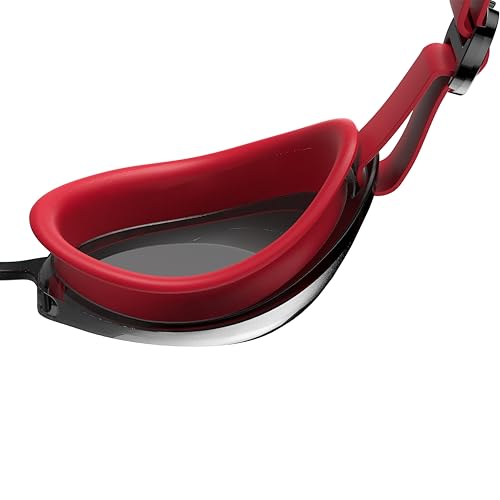 Speedo Unisex-Adult Jet 2.0 Swimming Goggles, Fed Red/Black/Smoke - Image 4