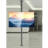 TV-Ständer - Stand-TV-Halterung Für 32-75 Zoll Große Fernseher, Höhenverstellbare Universal-TV-Halterung, 360° Drehbare TV-Wandhalterung Mit Trennwand(170-205cm)