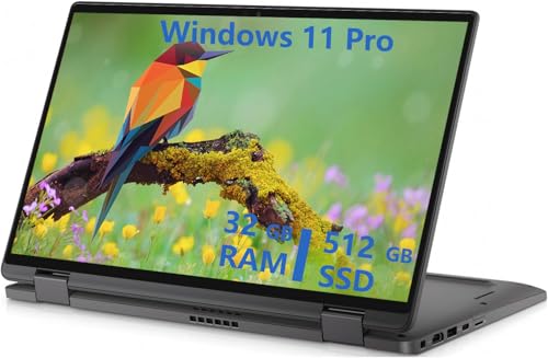 Image of Dell Latitude 7420 2-in-1 Business Laptop, 14 inch FHD Touchscreen, Core i7-1165G7, 32GB RAM, 512GB SSD, Backlit Keyboard, Windows 11 Pro (Renewed)
