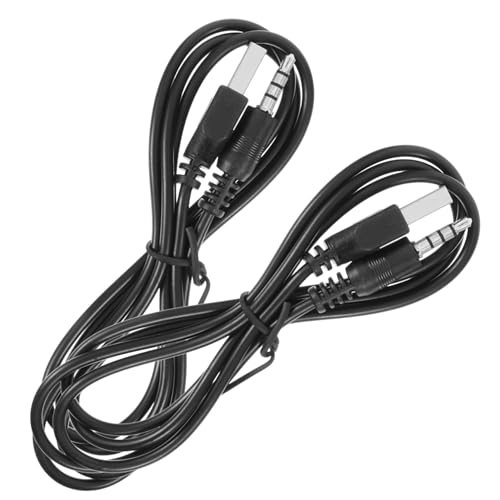 ETHZZLE Usb 3.5mmオーディオアダプターケーブル 充電用 2本セット ヘッドフォン スピーカー ラジオ対応 多機能 互換性のある充電コード