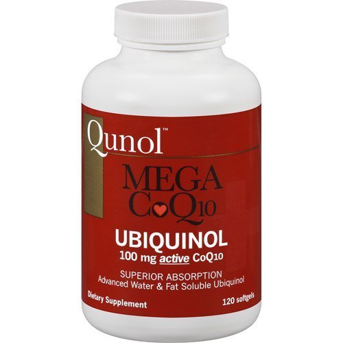 Qunol Mega CoQ10 100 Mg en capsules molles pour la santé cardiaque - Lot de 2 flacons