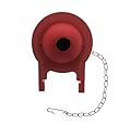 Essential Values Toilet Flapper Replacement, 3-Inch Toto Stopper - Rubber Toilet Tank Flap with Chain and Hook, Toilet Flapper for G-Max, Thu499s, Thu331s, Thu175s & 2021bp Toto Toilet Models