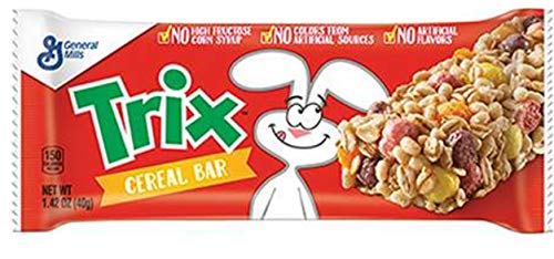 Cereal Bar Variety Pack, Team Cheerios, Trix, Cocoa Puffs, Cinnamon Toast Crunch, And Golden Grahams, Five 1.42 Oz Bars Of Each (20 Bars Total) - With Two Make Your Day Lollipops #TOP4