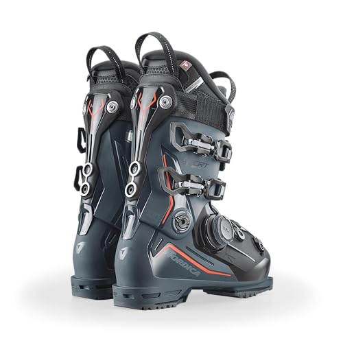 Nordica Sportmachine 3 100 BOA Men\'s Wide Fit High Performance Alpine Ski Boots (Green/Black/Red, 29.5) - Thumbnail 7