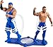 Mattel WWE Championship Showdown 2-Pack Action Figures & Accessory, Series #8 Angelo Dawkins vs Montez Ford Collectible Set, 6-inch