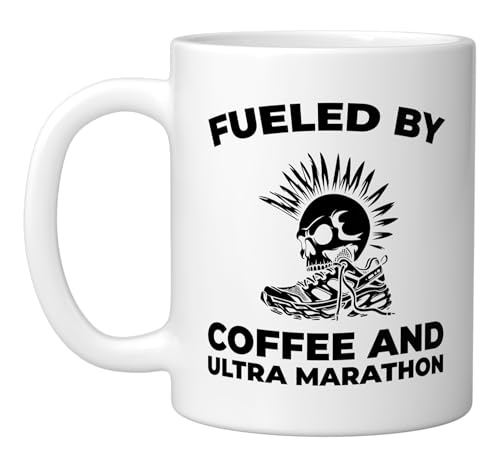 Taza cerámica Ultramaratón 11 onzas blanca miniatura 1