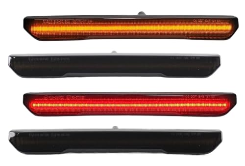 Intermitentes laterales para retrovisores GMC Sierra 2500 3500HD con luces ámbar y rojas