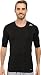 adidas Men's Training Techfit Base Tee, Black, Large