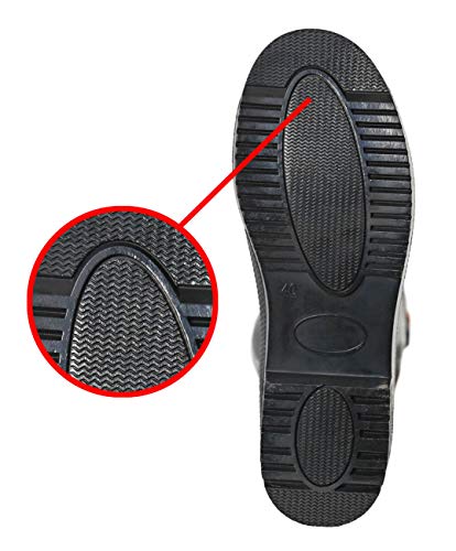 Regenliebe Damen Gummistiefel Waldi High Langschaft Regenstiefel Hunde Motiv, Farbe:schwarz, Größe:42 EU