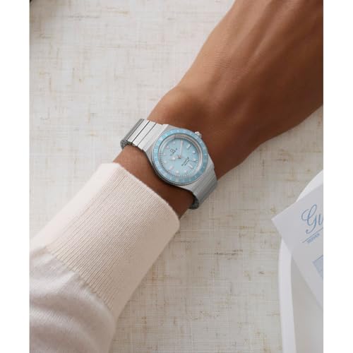 Image of TIMEX Q Sport Round 30mm Blue Dial Analog Women Watch - TW2Y77300UJ