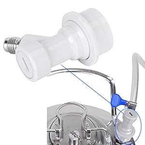 Keg Coupler Lock Posts Adapter, Ball Lock Keg Fittings Plastic Ball Lock Keg Disconnect Homebrew Beer Tool voor Craft Beer Grow Homebrew Spear