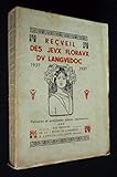  Recueil des jeux floraux du Languedoc 1937 [Board book] Collectif