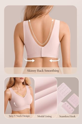 Image of Push Up Bra for Women Wireless Bralettes No Underwire Seamless Tshirt Bras