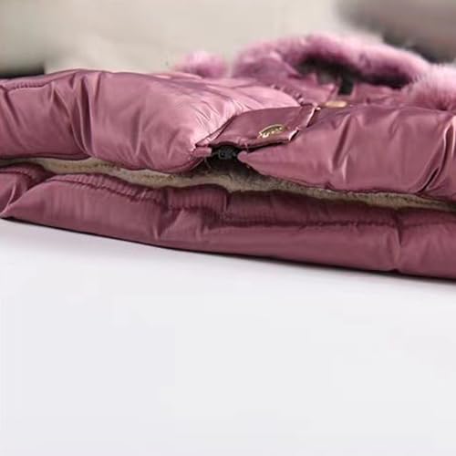 Girls Winter Coat Hooded Fuzzy Fleece Jacket with Belt Kids Zipper Heavy Parka Thick Teen Snow Clothes Warm Outwear3
