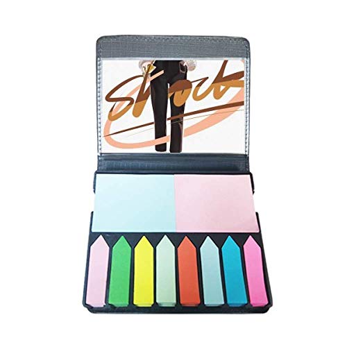 Marqueur couleur Choc Girl figurine bloc note adhésif papeterie art