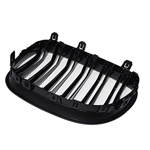 Parrilla delantera negra de riñón para accesorios de estilo de coche Serie 5 E60 E61 5