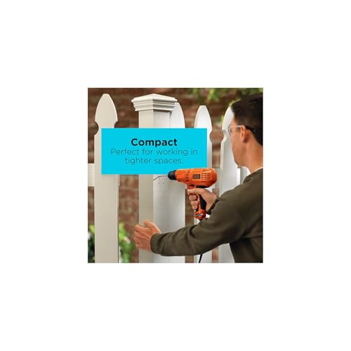 BLACK+DECKER Corded Drill, 5.5-Amp, 3/8-Inch (DR260C) - image 7