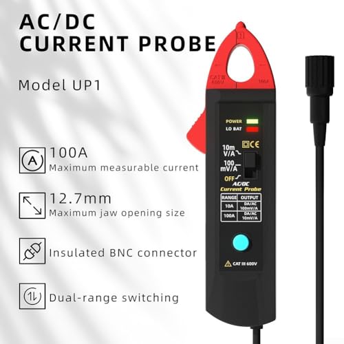 Sonde d'oscilloscope pince multimètre UP1 AC/DC double portée précise - 6