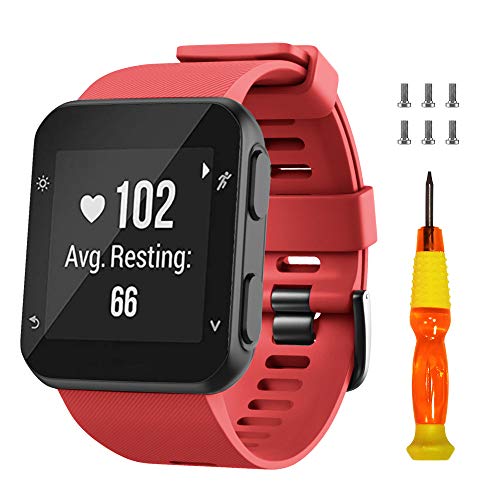 NotoCity for Garmin Forerunner 35 Band Soft Silicone Replacement Watch Strap Compatible with Garmin Forerunner 35 Smartwatch