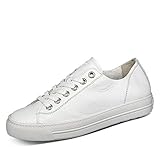 Material: Glattleder Paul Green Schnürschuhe 5704-018, Glattleder, Weiß, Damen EU 9/43