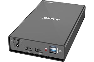 Hagibis 6Gbps USB-C Hub with Dual Hard Drive Enclosure